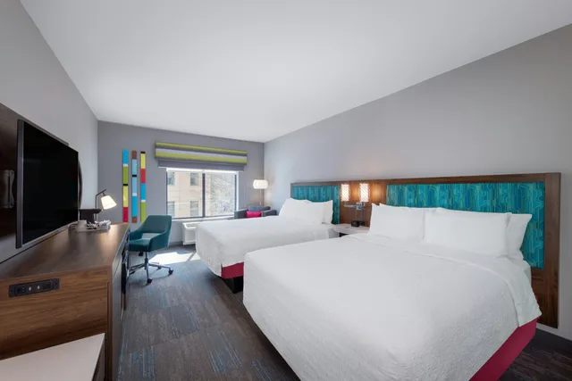 غرفة بسريرين كوين، Hampton Inn Columbus Downtown 1/5