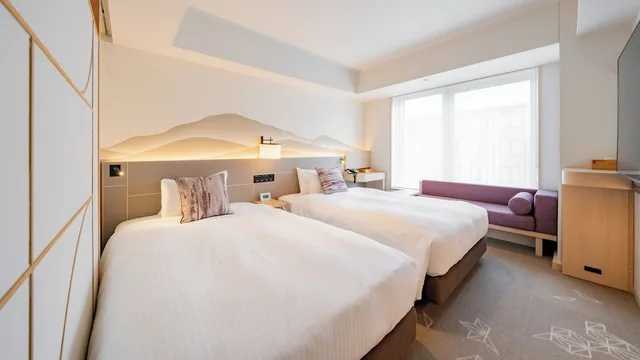 غرفة كومفورت بسريرين منفصلين، Keio Prelia Hotel Kyoto Karasuma Gojo 3/8