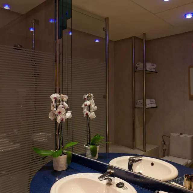 غرفة بسرير مزدوج أو سريرين منفصلين، Hotel Aretxarte 9/10