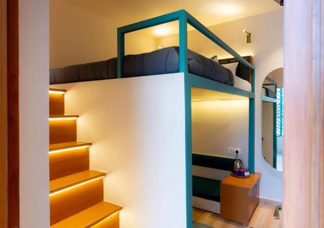 لوفت بسرير مزدوج، Joey's Hostel 7/10