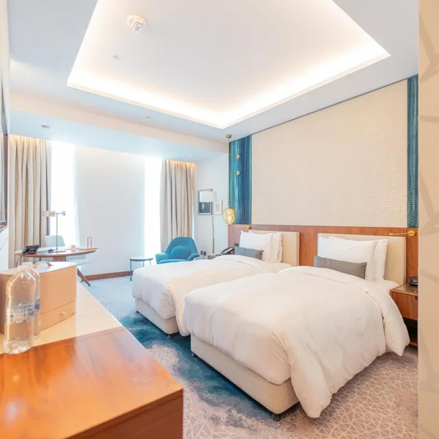 غرفة بريميوم بسرير فردي، Abesq Doha Hotel & Residences 2/7