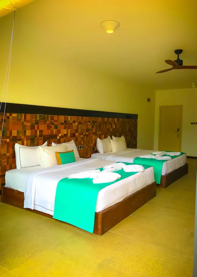 غرفة ديلوكس عائلية بسريرين مزدوجين، Ella Flower Garden Resort 4/7