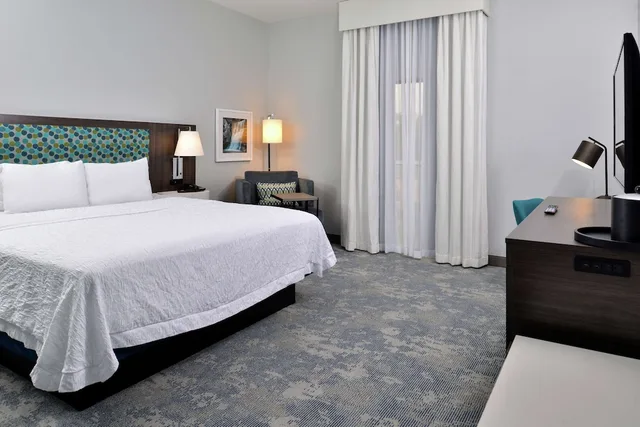 غرفة بسرير كينج مع أريكة لذوي الإعاقة، Hampton Inn Cedar Falls Downtown Ia 3/5