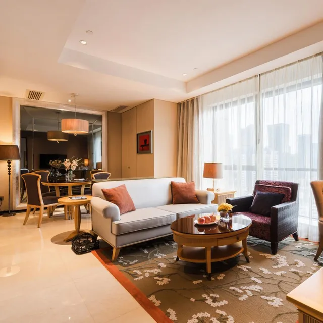 1 Bedroom, Superior, Family, Apartment, King Bed, Oakwood Premier Guangzhou 3/10