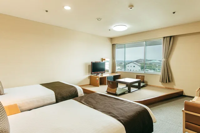 Room, Futon Bed, Twin Beds, Bathtub, Kamenoi Hotel Yanagawa (ex Kanpo no Yado Yanagawa) 2/3