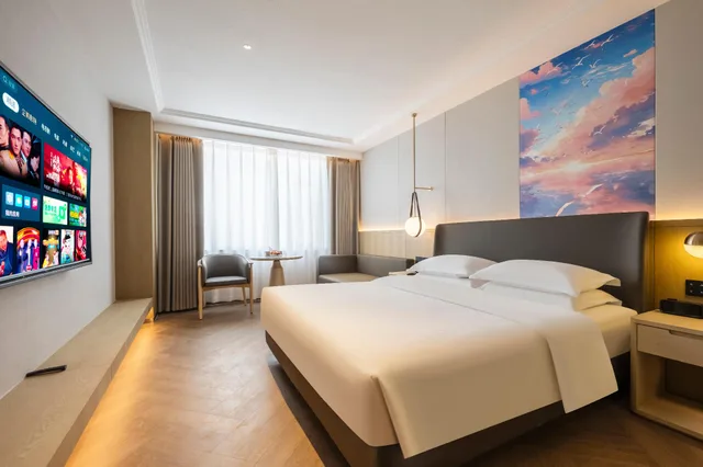 غرفة قياسية بسرير كينج، The Brigh Radiance Hotel Weihai 1/1