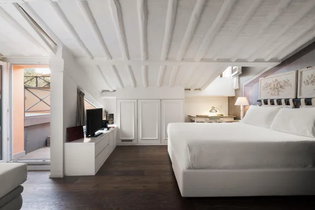 جناح بشرفة، Bdb Luxury Rooms Trastevere Torre 1/1