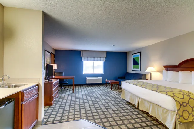 جناح استوديو ديلوكس بسرير كينج، Galesburg Inn and Suites 2/5