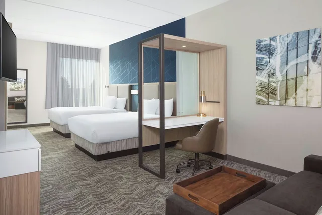 جناح بسريرين كوين مع سرير سحّاب إضافي لذوي الإعاقة، Springhill Suites By Marriott Raleigh Garner 5/5