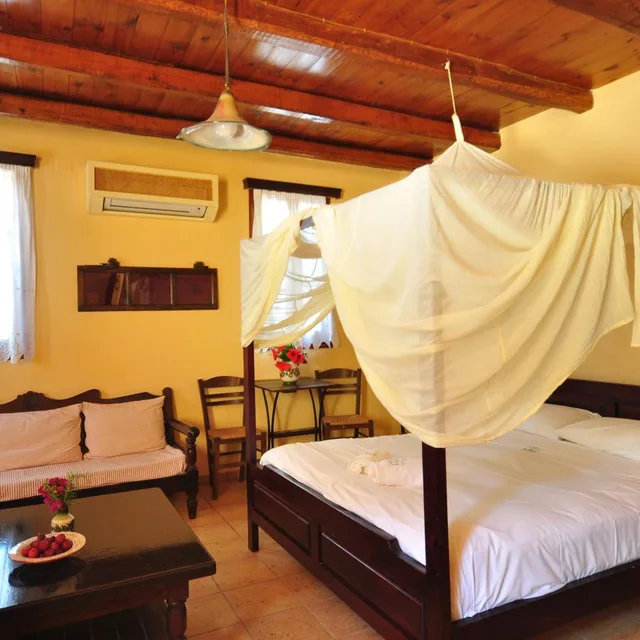 غرفة ديلوكس بسرير مزدوج، Elia Traditional Hotel & Spa 4/10