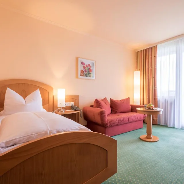 غرفة مفردة، Gesundheitshotel Weissenstadt am See 3/5