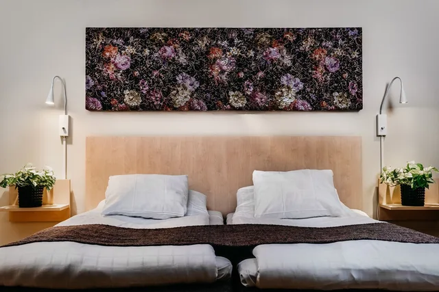 غرفة بسريرين منفصلين، Hotell Björken 6/8