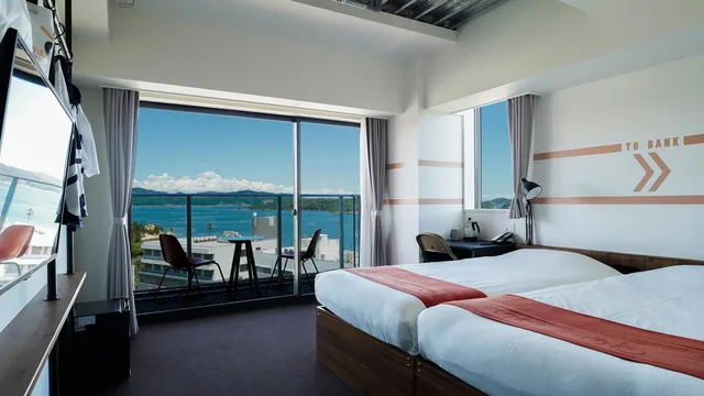 Ocean, Superior, Twin Beds, Bank View, Ocean View, Terrace، SETOUCHI KEIRIN HOTEL 10 by Onko Chishin 1/1