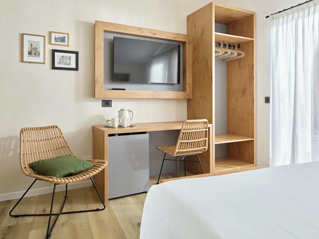 غرفة كلاسيكية بسرير مزدوج أو سريرين منفصلين بشرفة، Hotel America 5/6