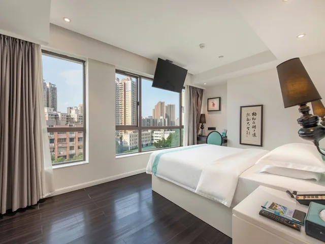 غرفة قياسية بسرير كوين بإطلالة على المدينة، Xana Lite Hotel (Guangzhou Dongxiaonan Metro Station Shixi) 8/10