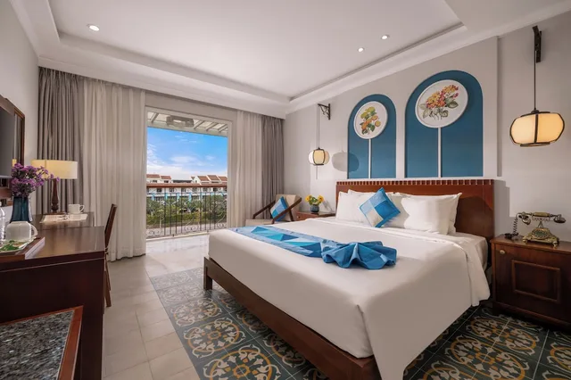 جناح عائلي بسرير كينج وسريرين مزدوجين بإطلالة على النهر بشرفة، Lantana Boutique Hoi An Hotel 6/10