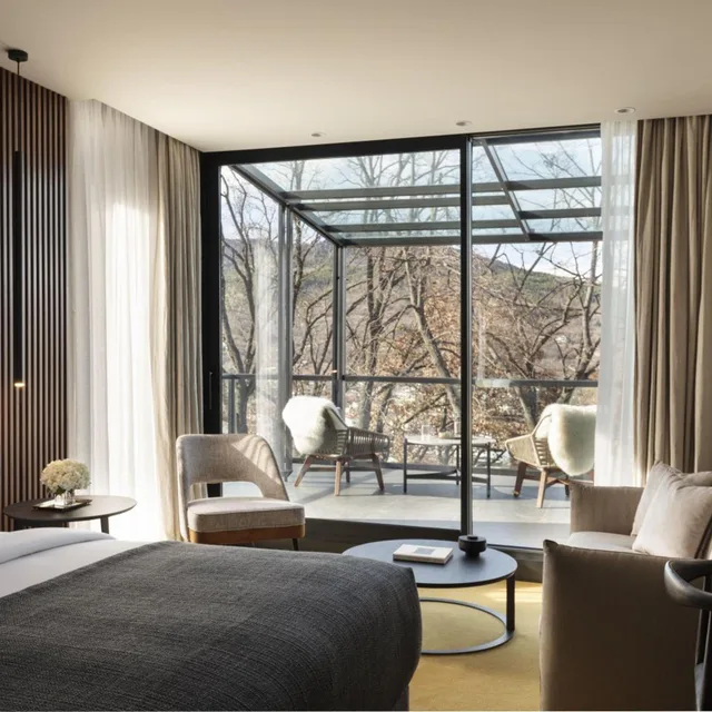 غرفة كبيرة بسرير مزدوج أو سريرين منفصلين، The Lynx | Mountain Resort Florina 3/5