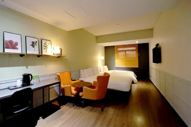 غرفة بسريرين منفصلين، Seomyeon Hound Hotel 1St Street 9/10