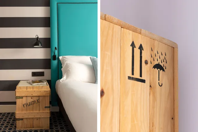 غرفة كلوب، Hotel Fabric 1/3