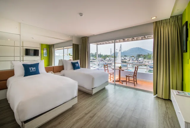 غرفة بريميير بسرير مزدوج أو سريرين منفصلين، NH Boat Lagoon Phuket Resort 2/6