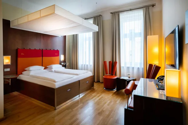غرفة كبيرة بسرير مزدوج، Hotel Rathaus Wein & Design 5/10