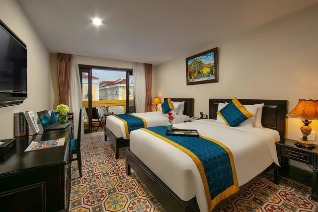 Deluxe, Twin Beds, Old Town View, Balcony، Hoi An River green Boutique Hotel 1/6