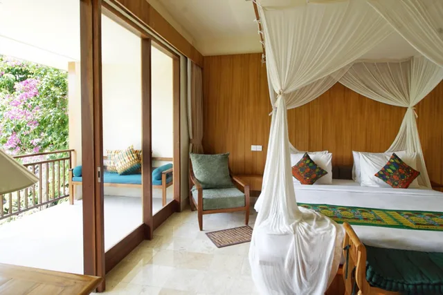 غرفة بسرير كينج بشرفة، Sapodilla Ubud 9/10