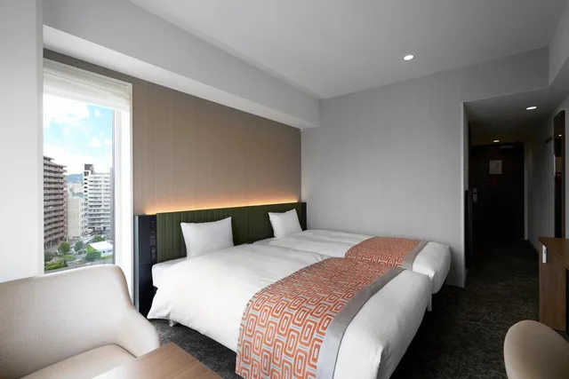 غرفة سوبيريور بسريرين منفصلين، Daiwa Roynet Hotel Morioka Ekimae 4/9