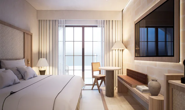 غرفة ديلوكس بانورامية بشرفة بإطلالة، Casa Azure Member Of Melia Collection 3/3