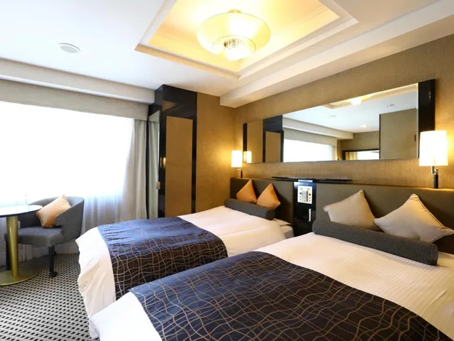 Room, Twin Beds, Accessible, Apa Hotel Roppongi-Ekimae 2/4