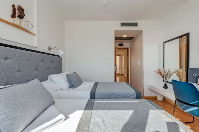 غرفة كلاسيكية بسريرين منفصلين بإطلالة على البحر، Hotel Pax 2/6