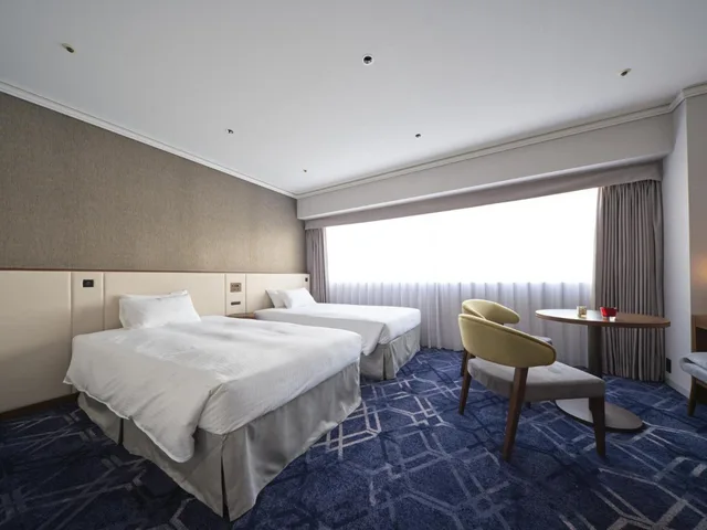 غرفة بريميير بسريرين منفصلين، Hotel Nikko Himeji 3/6