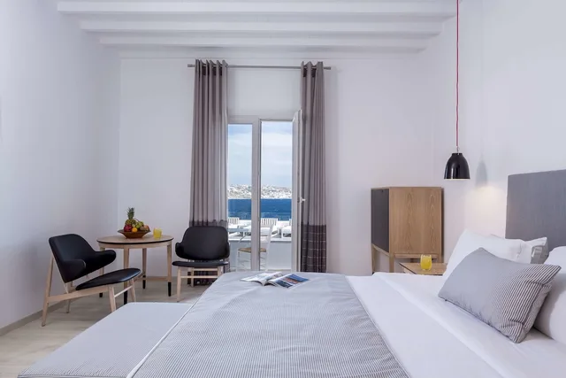 جناح جونيور بسرير كينج بإطلالة على البحر، Mykonos Princess 2/5