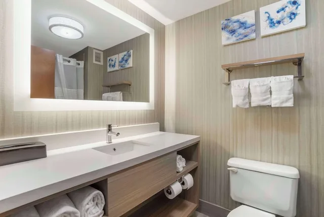 جناح بسريرين مزدوجين مع أريكة، Comfort Suites At WestGate Mall 6/6