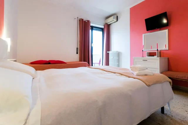غرفة بسرير مزدوج بحمام خاص، B B Piramide Terrace 3/10