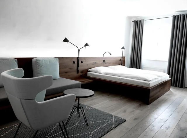 غرفة سوبيريور بسرير كينج، Arthotel Blaue Gans 3/7