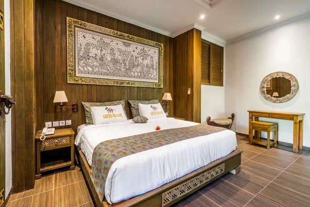 جناح شهر العسل بسرير مزدوج، Huts Rock Ubud 2/3