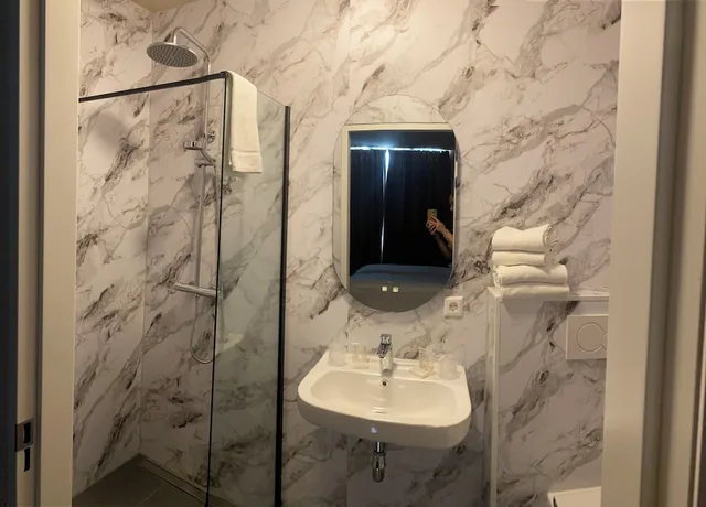 غرفة تنفيذية بسرير كينج، Hotel Van Saaze 7/7
