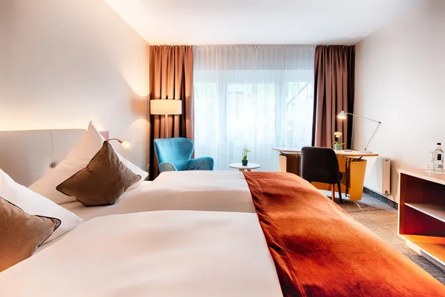 غرفة ديلوكس بسريرين منفصلين، Welcome Hotel Marburg 5/7