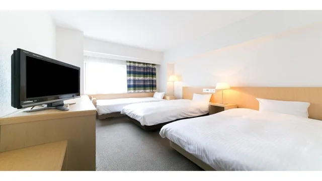 غرفة ثلاثية بسريرين منفصلين للمدخنين، Pearl Hotel Kayabacho 1/2