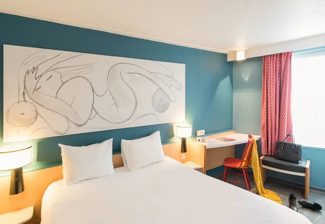 غرفة قياسية مفردة بسرير مزدوج، B&B Hotel Reims Centre Erlon 1/1