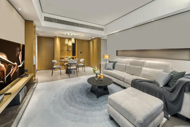 3 Bedrooms, Executive, Apartment, Canton Tower View، Ascott IFC Guangzhou 2/3