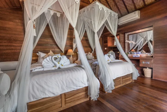 غرفة ديلوكس بسرير مزدوج أو سريرين منفصلين، Royal Retreat Villa's Lembongan 6/8