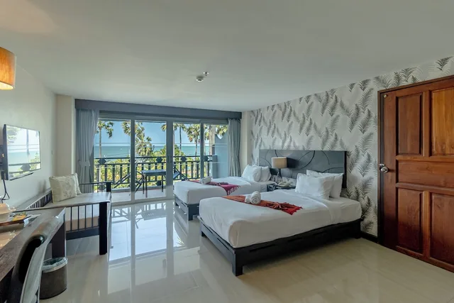 غرفة ديلوكس بسريرين منفصلين، Pattawia Resort Spa 3/10