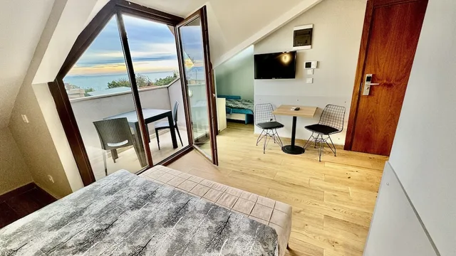بنتهاوس بسرير مزدوج بإطلالة على البحر بشرفة في الملحق، Sur Hotel 8/10