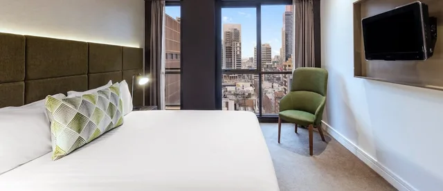 شقة ديلوكس بأربعة أسرّة بغرفتي نوم، Adina Apartment Hotel Melbourne 4/8