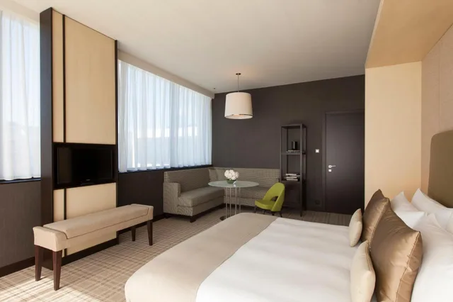جناح بسرير كينج بإطلالة على الجبل بغرفة نوم واحدة، Crowne Plaza Geneva 3/5