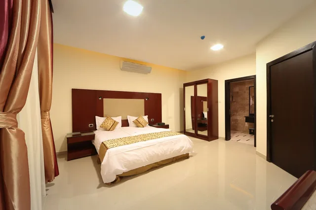 شقة ديلوكس بسرير مزدوج بغرفة نوم واحدة، رؤوم ان سكاكا(Raoum Inn Hotel Apartments Sakaka) 1/4