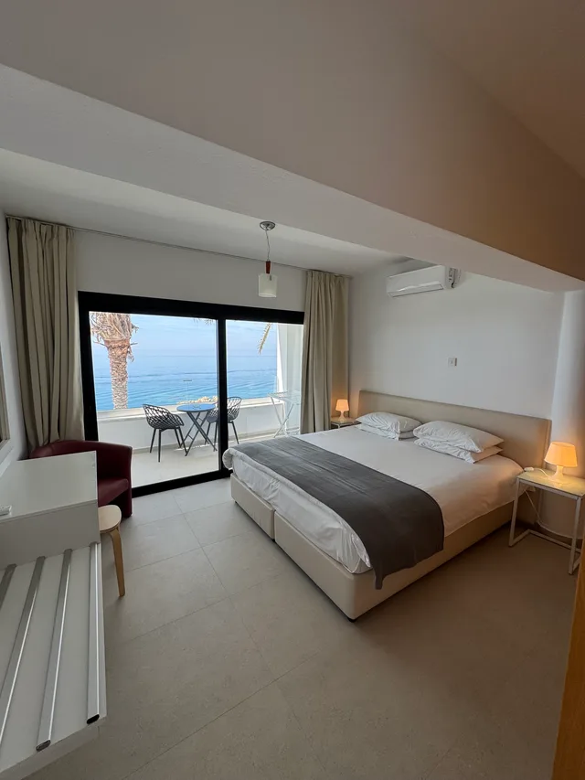 شقة بريميوم بإطلالة على البحر بغرفة نوم واحدة، Vrachia Hotel 1/8