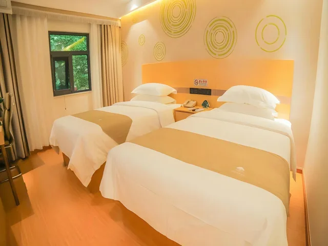 غرفة بسريرين منفصلين، GreenTree Inn Beijing Shunyi District Fuqian West Street Shimen Subway Station Express Hotel 1/1